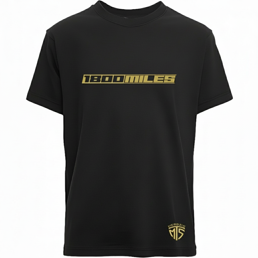 1800 MILES T-Shirt / Gold