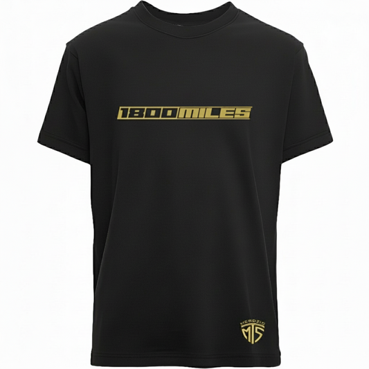 1800 MILES T-Shirt / Gold